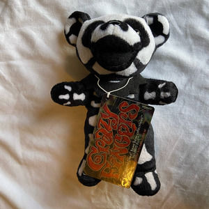 Grateful Dead Crazy Fingers Bear Bean Liquid Blue Collect Vintage New Old Stock